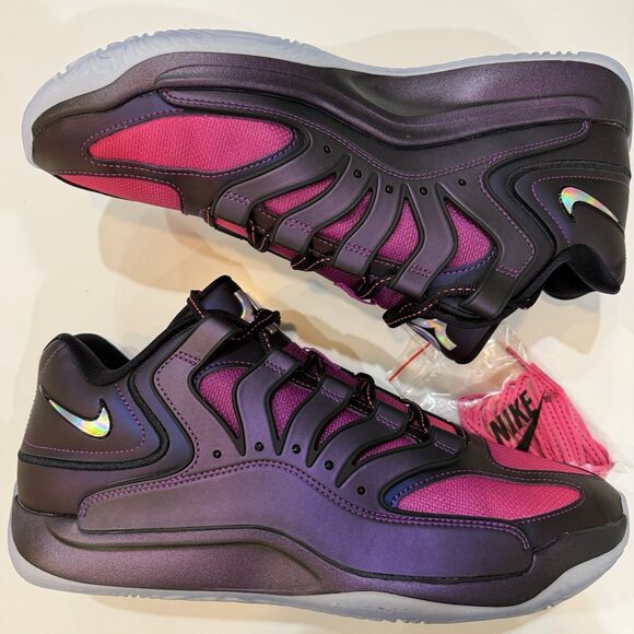 Nike KD 18 Eggplant Vivid Purple Pink Basketball IM5843-500 Men\'s Size 11.5 New main image 4